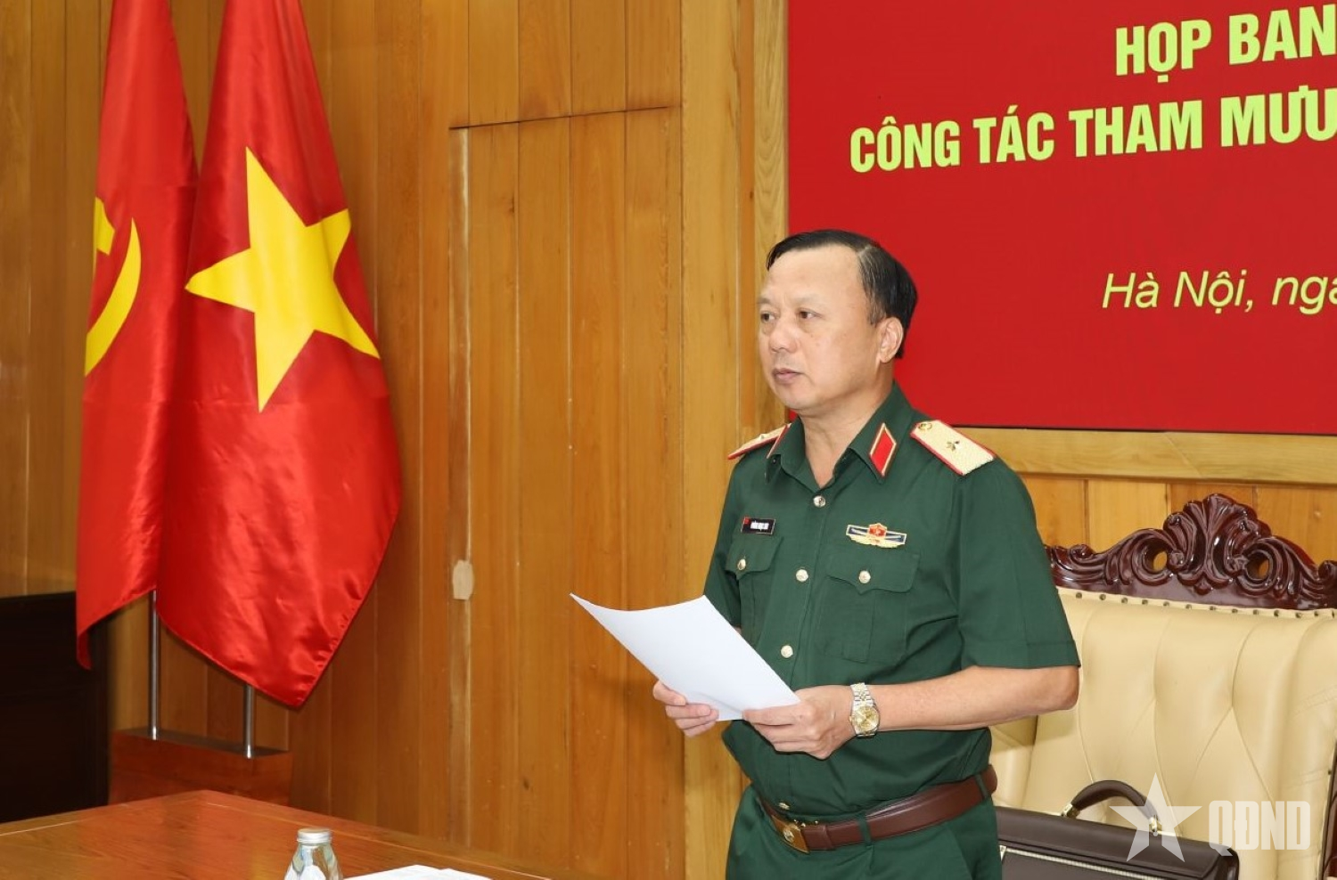 Chuẩn bị tập huấn công tác hậu cần, kỹ thuật toàn quân